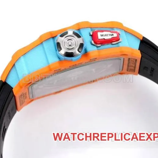 collectible watches RM 35-03 Richard Mille Carbon Fiber Strap Actual Pictures
