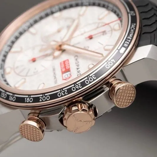 watch ChopardV7 factory boutique racing series black dial men's mechanical watch front view