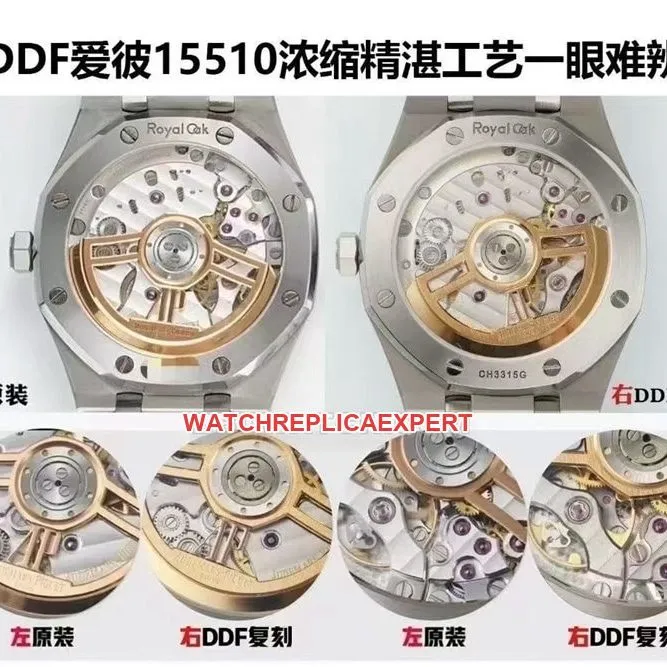 DDF Audemars Piguet Top collectible watches Royal Oak 15510 vs Genuine Difference