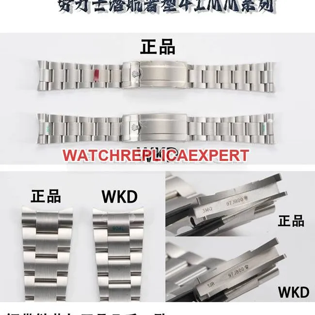 WKD Factory Rolex Submariner 41mm Black Dial Watch 126610 vs. Genuine Product Comparison Real Photos