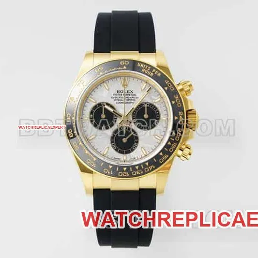 APS factory RolexDaytonatop-tier 1:1super meteorite plateyellow gold126518front live photo