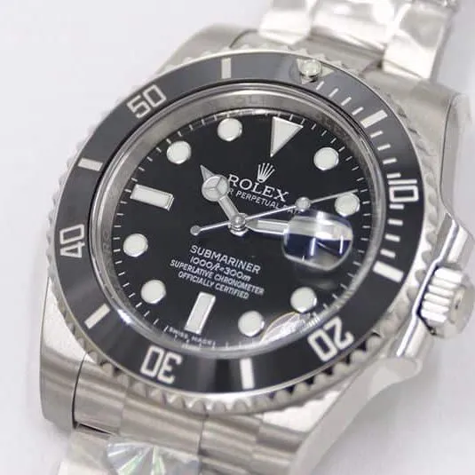 Rolexreplica watch AR super V4 version SUBBlack Submariner116610 series front view