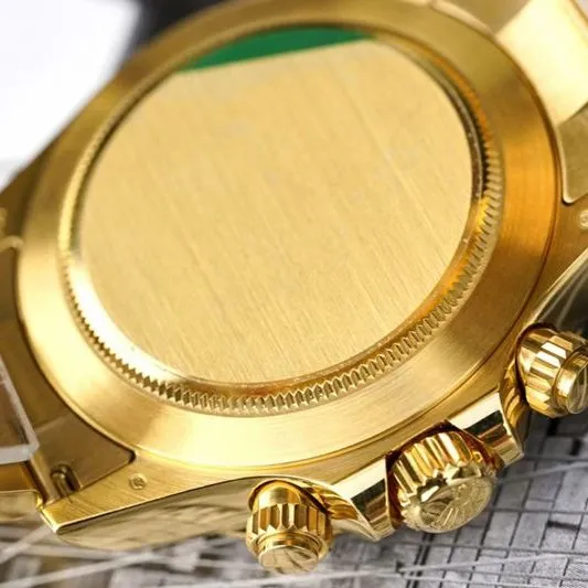 Rolexreplica watch Cosmograph Daytona all gold series watch front view