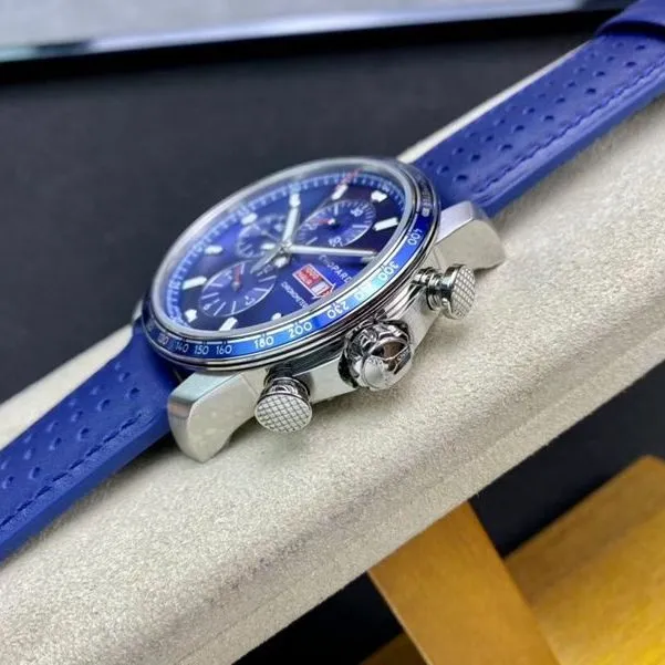 Chopard Mille Miglia Series Blue Dial Sports Men's Mechanical Watch Front View