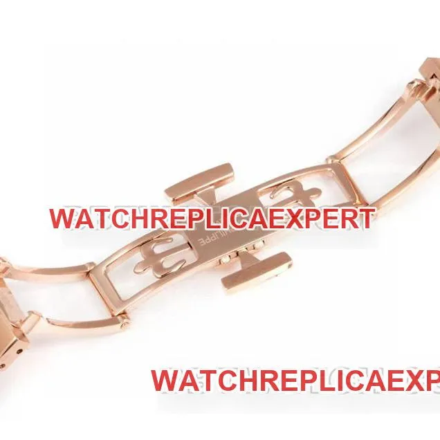 Patek Philippe watch 3k factory 45mm brown green dial240psmovementrose goldsteel bracelet model 5822front live photo