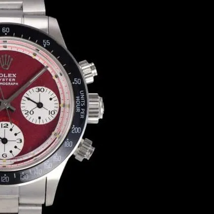 top-tier watch Rolex retro series red plate men's watch manual chronographmovement front view