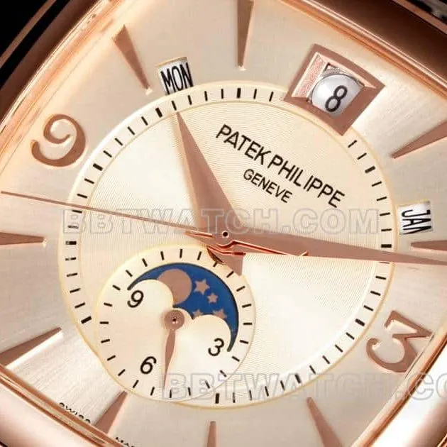 TW factory Patek Philippe complicated function timepiece 1:1top-tier silver white dialrose gold5135braceletlive photos