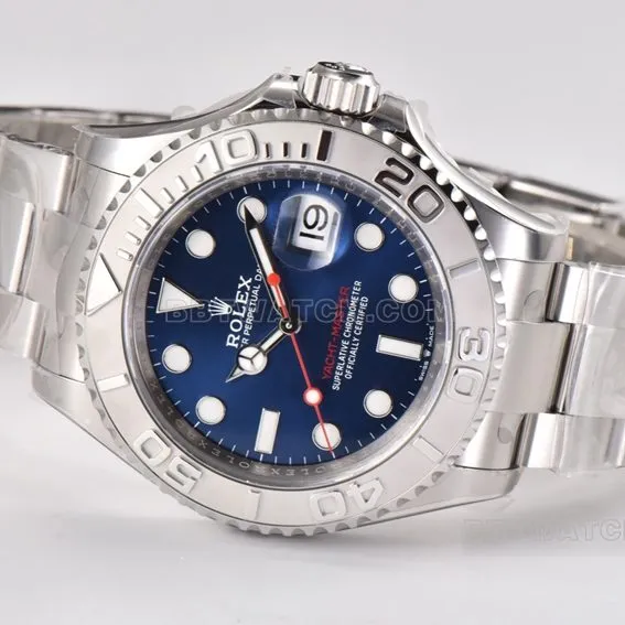C Factory Rolex Yacht-Master Super A Blue Dial Steel Bracelet Model M126622-0002 Actual Photo