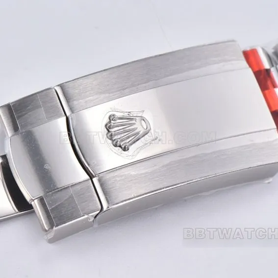 C factory Rolex log 1:1super clone36mmsilver dial five grid link m126234-0013front live photo