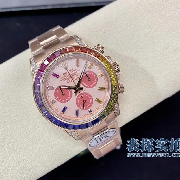 How much does a high-quality Rolex Rainbow Daytona watch cost from a major manufacturer?