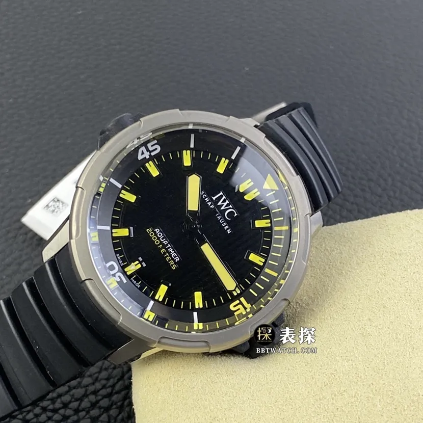 V6s factory IWC watch marine timepiece watch men's black dial rubber model pictures and prices clasplive photos
