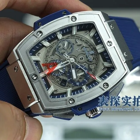 Hublot tonneau type hollow mechanical men's watchclasp