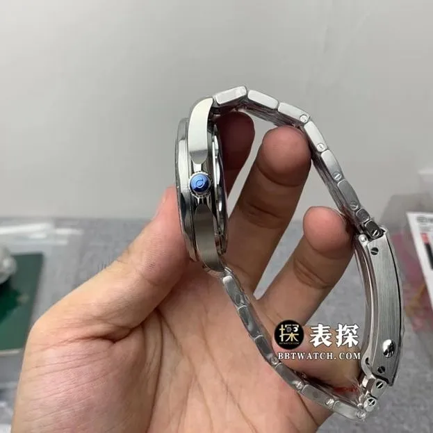 OR factory OmegaSeamaster1:1super watch men's white dialsteel bracelet picture and price side live photo