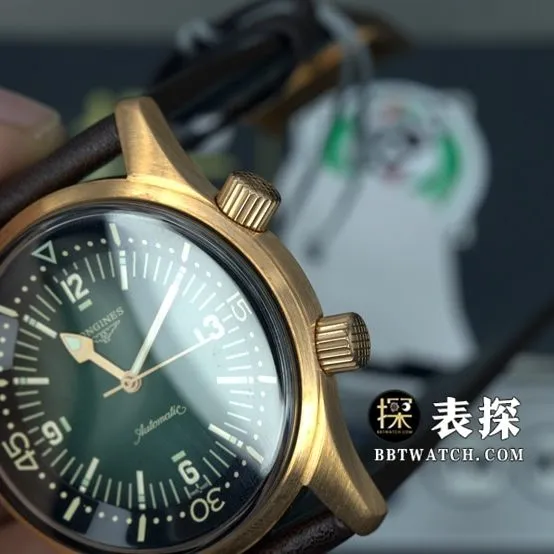 OS factory Longines classic watch men's green dialleather strap model pictures and prices front live photo