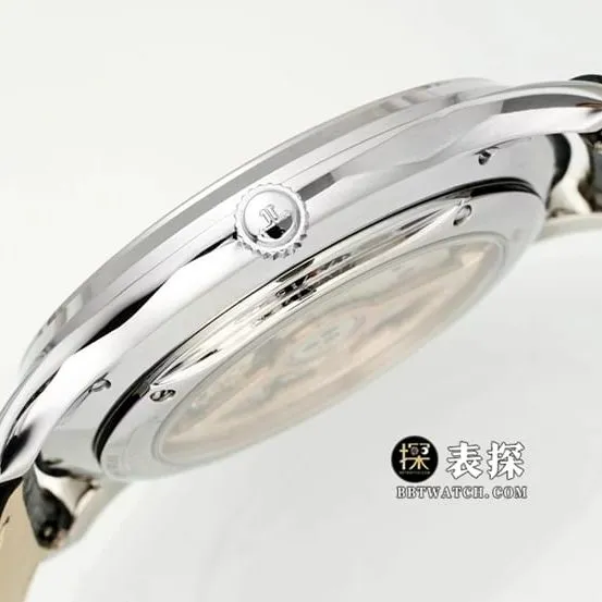 IM Master Jaeger-LeCoultre collectible watches Men's Silver Plate Belt Model 1238420