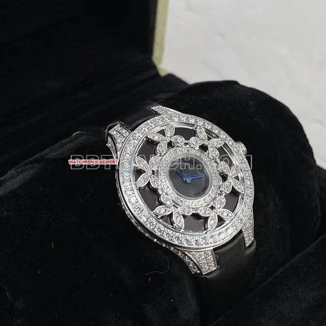 collectible watch Graf VCA factory sapphire crystaldiamond33mmquartz movementclasplive photos