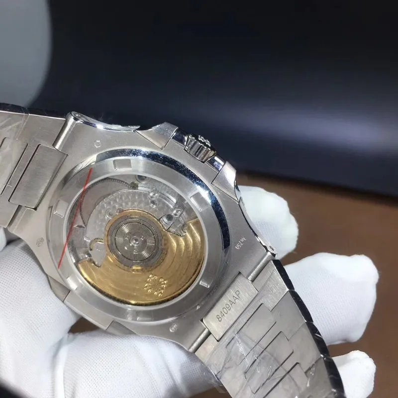 Real diamond replicaPatek PhilippeNautilus40mm full diamond detail shots