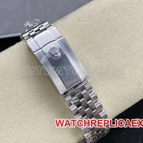 Rolextop-tier watch ARF Factory log 41mm mother-of-pearl plate 3235 steel bracelet front live photo