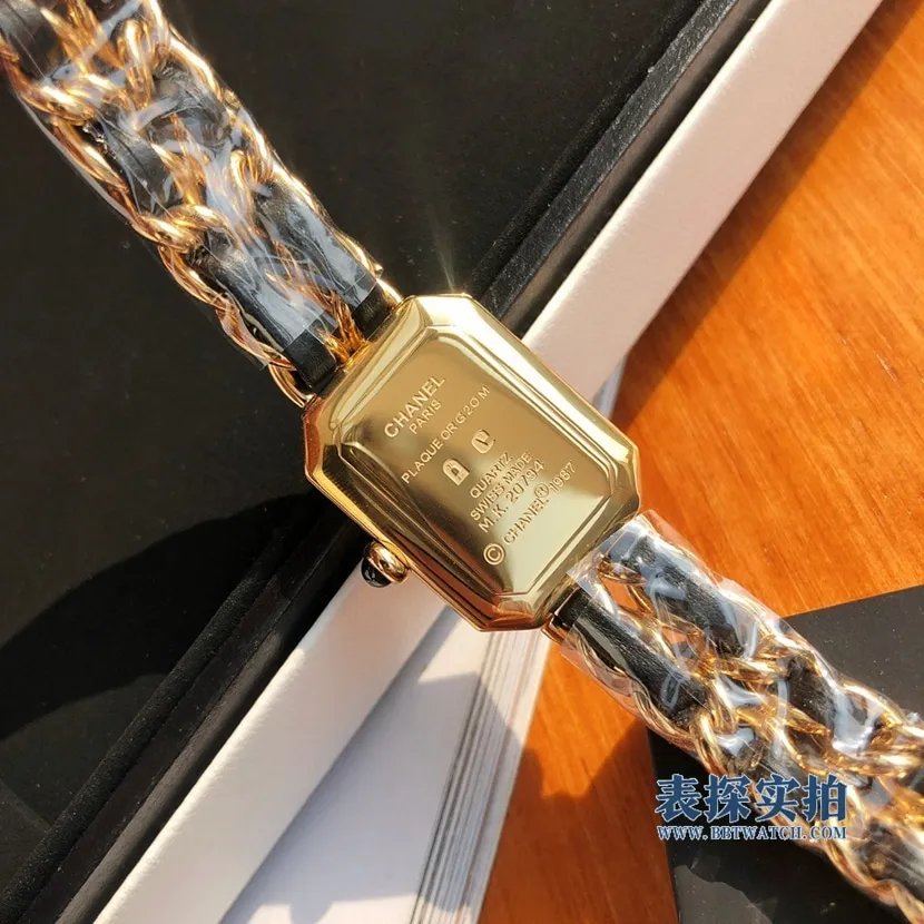 top-tiersuper clonec factory Chanel ladies black dialquartz watch front