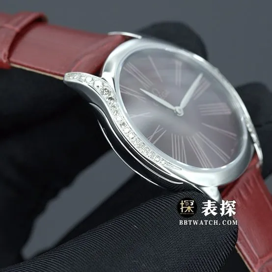 Omega Diefei top-tier high-quality watch women's red dial bracelet model pictures and prices front live photo