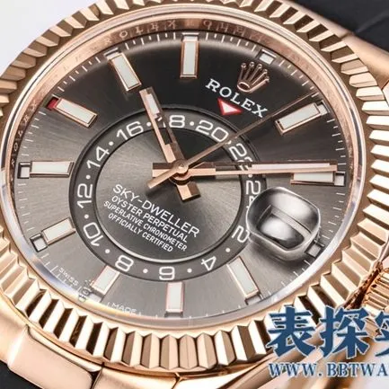 Rolextop-tiersuper gray plate Skywalker men's watch_how much_pictures_how is the workmanship bottom cover