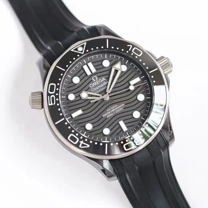 OM FactoryOmegatop-tier watch Seamaster300 black ceramic pictures and prices