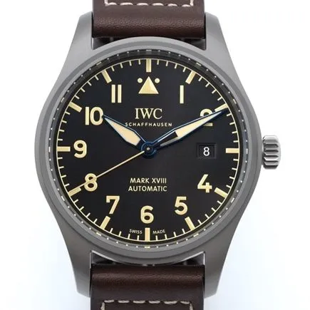 V7 factory wanguo top collectible watches men's black disk brown belt mark series mechanical belt watch back cover figure