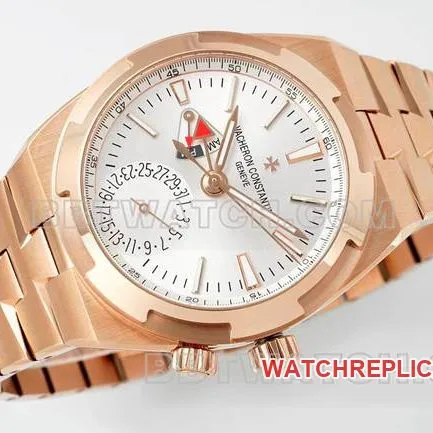 1:1replica watch Vacheron ConstantinV9 Factory across the world rose goldsilver dial mechanical 7920Vbraceletlive photos