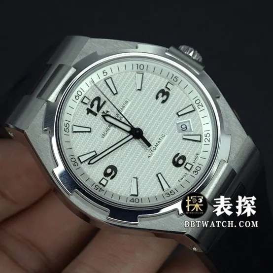 PPF FactoryVacheron Constantin 47040 top-tier watch white dialsteel bracelet model pictures and prices front live photo