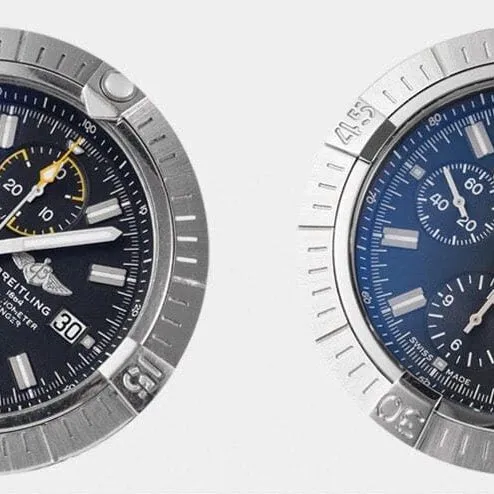 TF factory Breitlingtop-tier watch Avengers black dialA13317 real and fake comparison review appearance live photos