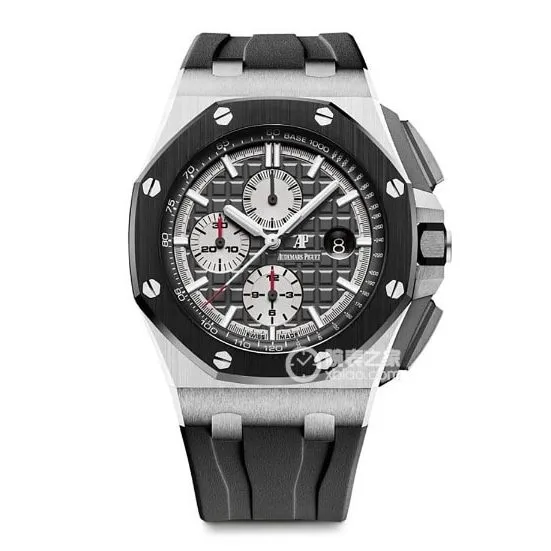 TW factory Audemars PiguetRoyal Oak offshore top-tier dark gray plate rubber model 26400front live photo