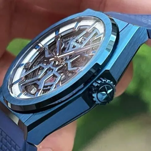 top-tier replicaLF Zenith DEFY series new and upgraded version of the hollow men's watch movement picture