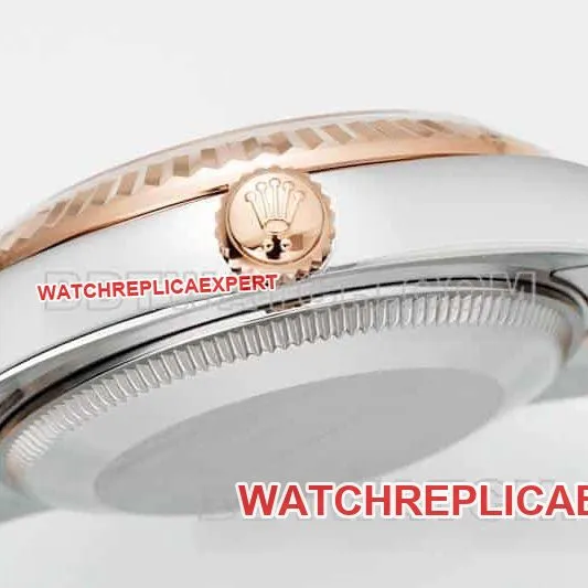 ARF FactoryRolex log top-tier brown plate 31mm gold three-lattice chain link 278271braceletlive photos