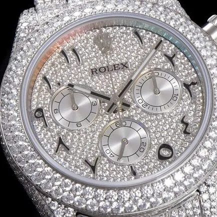 Rolextop-tier watch men's white dialsteel bracelet new universe chronograph Daytona gypsophila 40 series mechanical watch movement picture