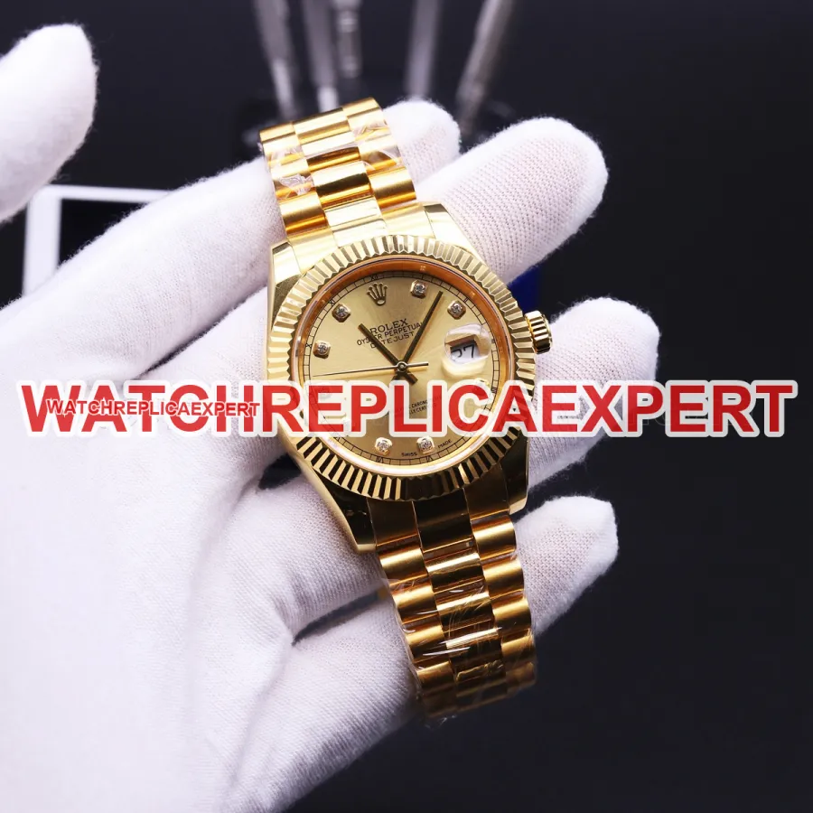 Rolex Datejust 41mm 24K Gold-Plated Steel