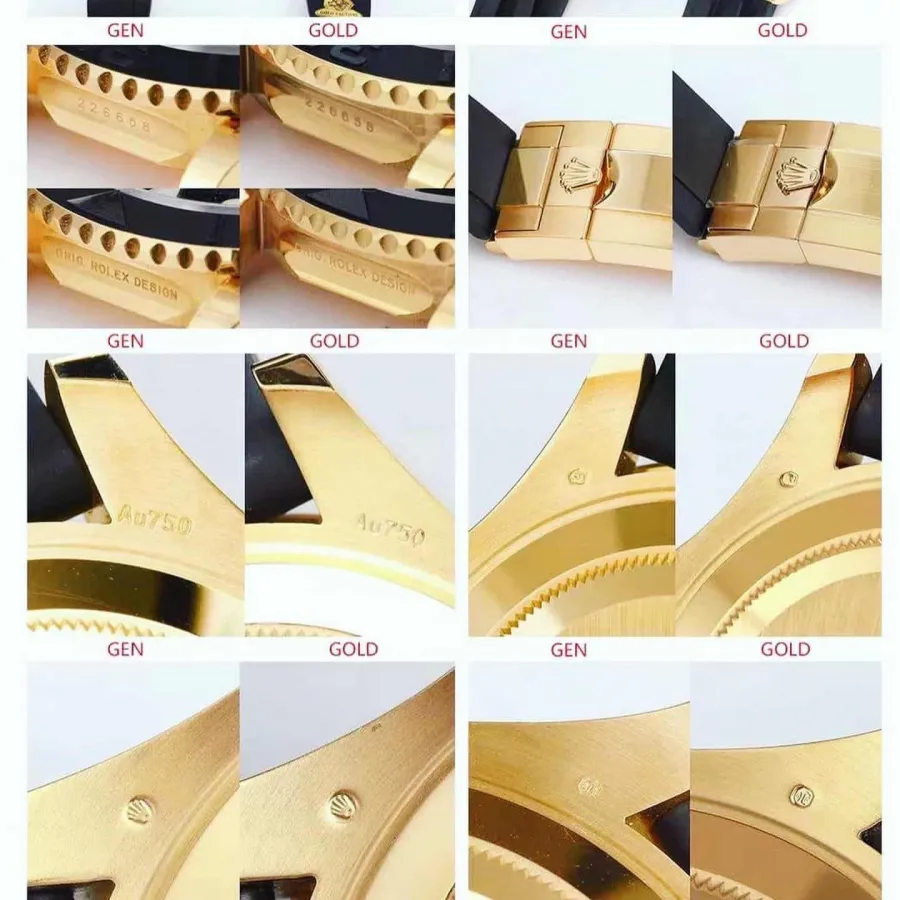 Gold factory Rolextop-tier watch Yacht-Master 226658 genuine and fake comparison evaluation appearance live photos