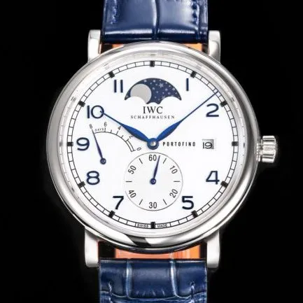 top-tiersuper cloneTWIWC Portofino series IW516409 see-through bottom watch front view