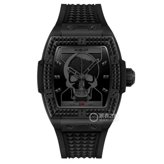 TW factory Hublot1:1super cloneblack dial skull 646.CI.0110.RX.DPM24front live photo