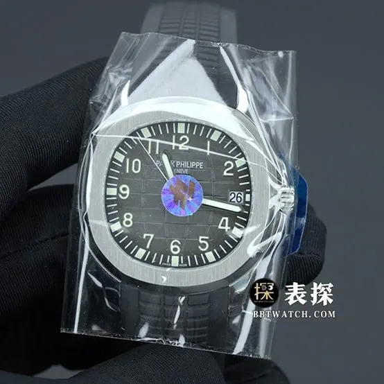 ZF FactoryPatek Philippe Undersea Explorer watch men's grenade black dial rubber model picture and price front live photo