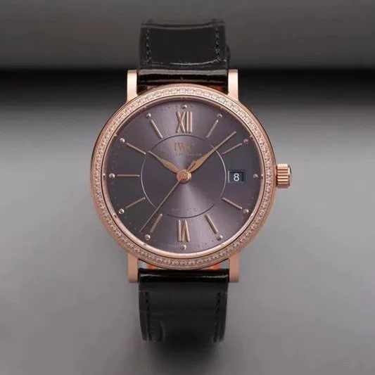 IWC women's watch Portofino extremely elegant top-tierladies' watch front view