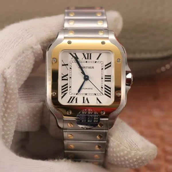 Cartier high-quality watches new Santos watch front view