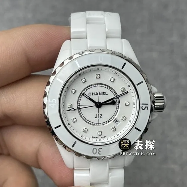 KOR factory Chanel ladies J12top-tier 1:1high-quality watch white dialsteel bracelet model pictures and prices braceletlive photos
