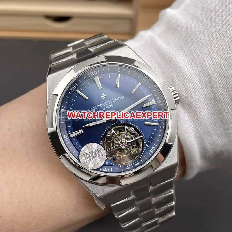 BBS factory Vacheron Constantin top-tier 1:1super cloneblue dialtourbillon6000Vfront live photo