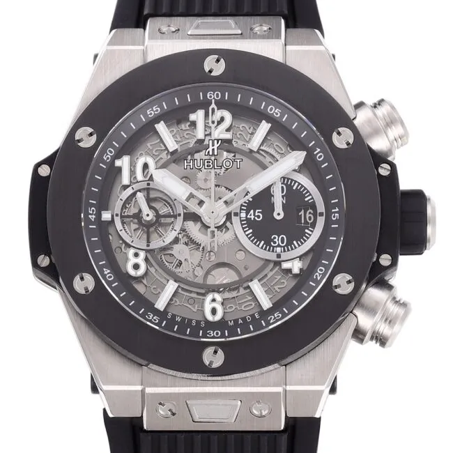 top-tier replicaZFHublot watch big bang series black dialtop-tier artifact new customized Hublot exclusive clasp picture