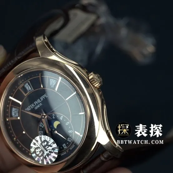 GR factory Patek Philippe complex function timepiece watch men's black dialleather strap model pictures and prices overall live photos