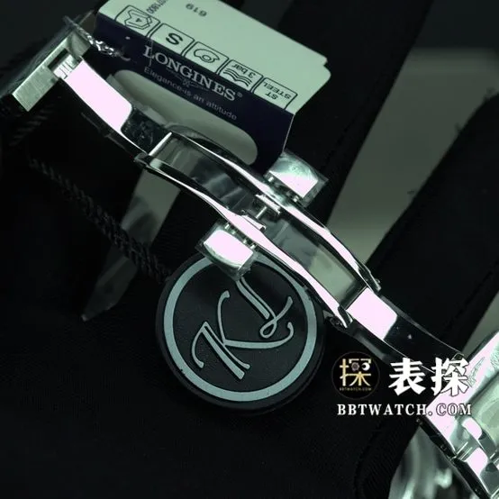 KL factory Longines famous craftsman top-tier high-quality watch picture and price white dial blue needle steel bracelet model front live photo