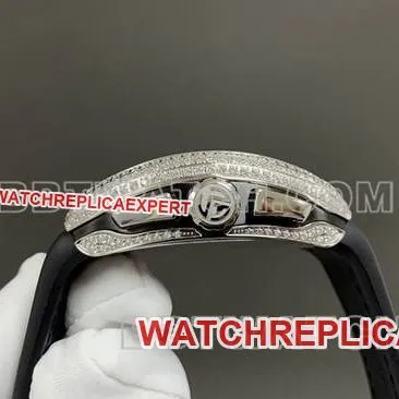 ABF Factory Watch Frank Muller V45 Diamond Disc Leather Braceletside Live Photo