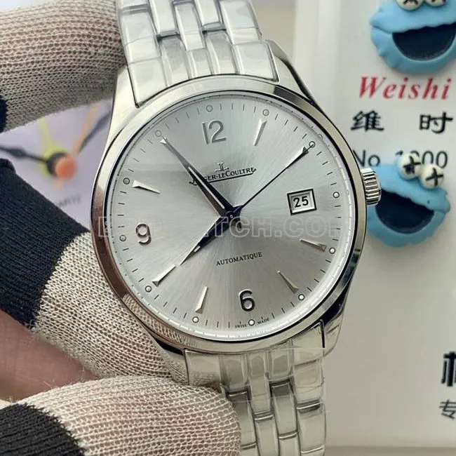 top-tier watch Jaeger-LeCoultreV9 Factory master silver dial899 mechanical braceletlive photos