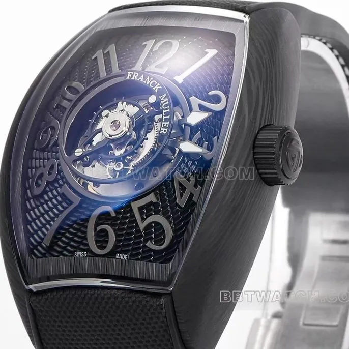 Frank Muller top-tier tonneau shaped tourbillonCX 40 T CTR TTBR TTBR TTside live photo
