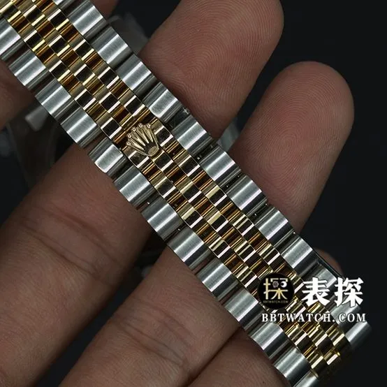 RolexDatejusttop-tier watch gold disc steel bracelet model pictures and prices front live photo
